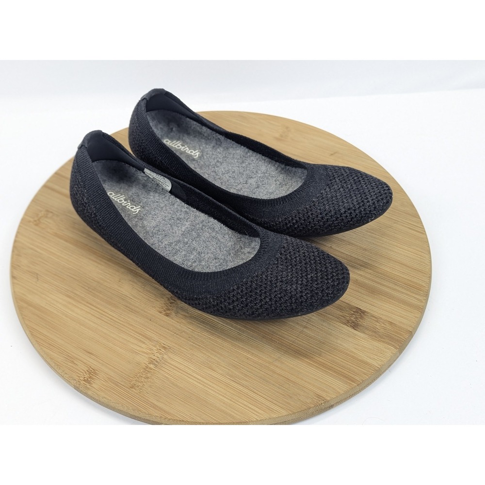 Allbirds Flats Tree Breezers Womans 7.5 TB Knit Ballet Wool Slip On Office